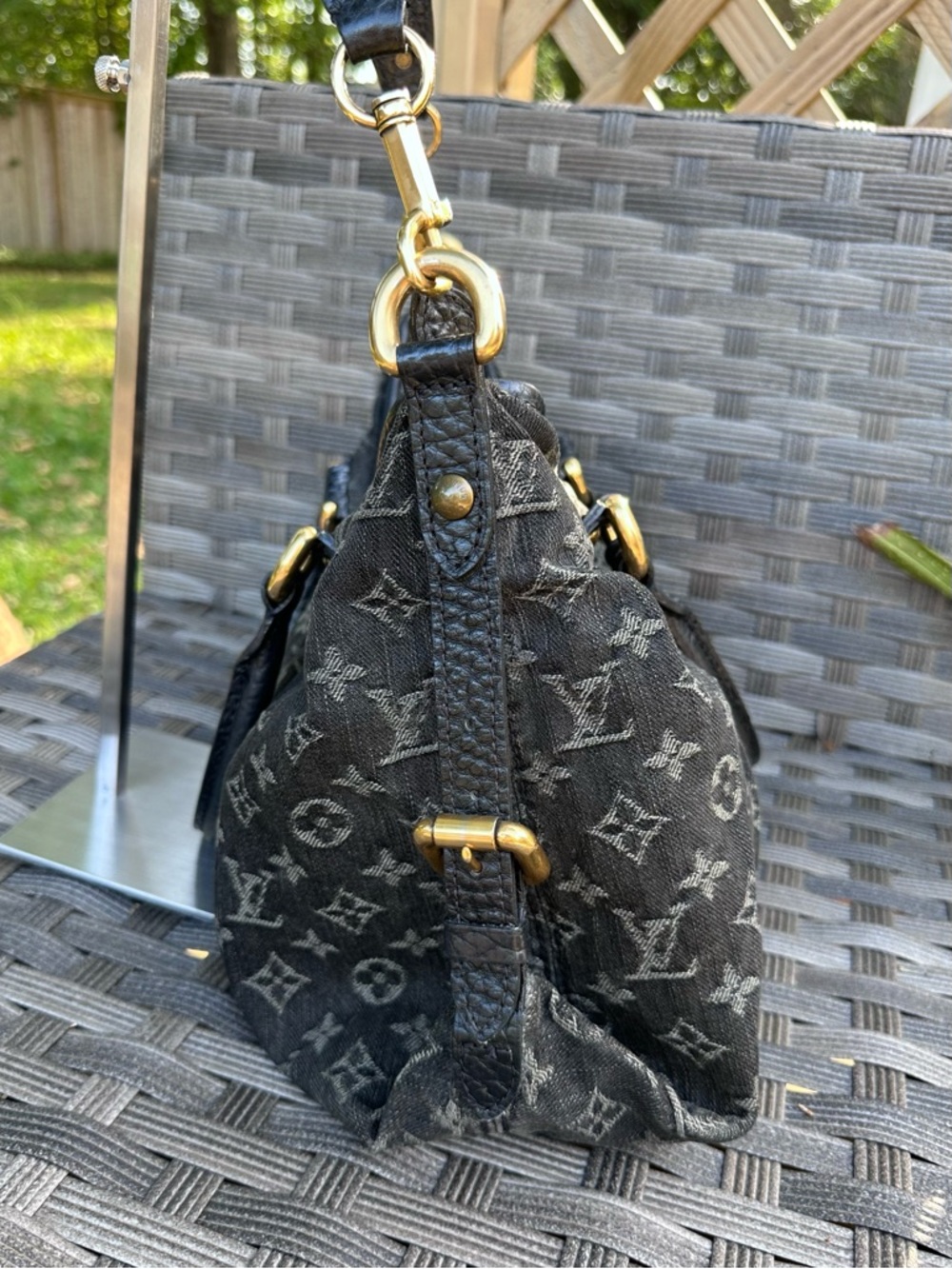 🖤Louis Vuitton Monogram Neo Cabby in Black Denim - Picture 4 of 16